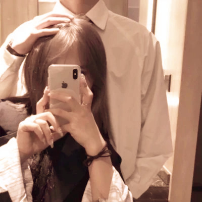 超甜ins风情侣头像真人