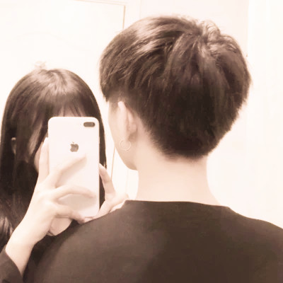 超甜ins风情侣头像真人