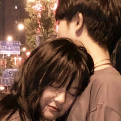 超甜ins风情侣头像真人