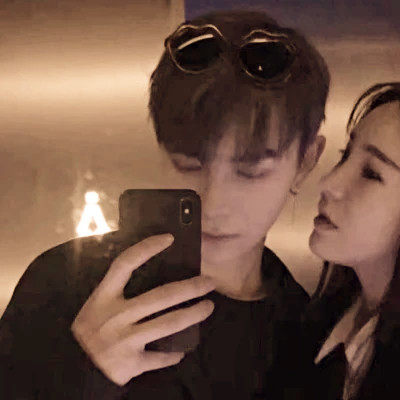 超甜ins风情侣头像真人