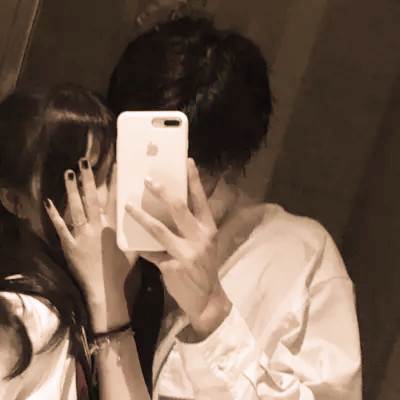 超甜ins风情侣头像真人