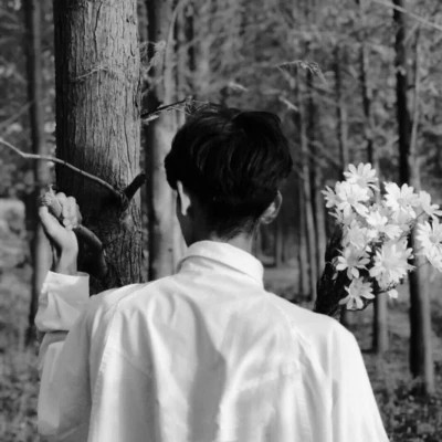 帅气情侣头像一男一女黑白