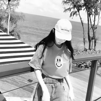 帅气情侣头像一男一女黑白