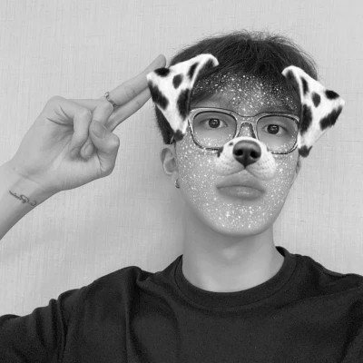 黑白一人一张高清情头