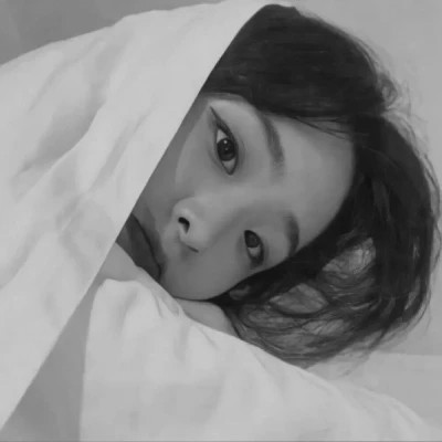 黑白一人一张高清情头