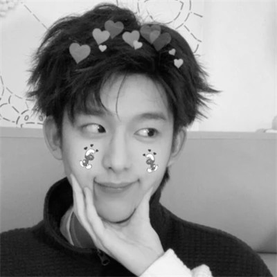 黑白一人一张高清情头