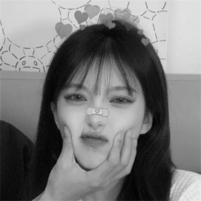 黑白一人一张高清情头