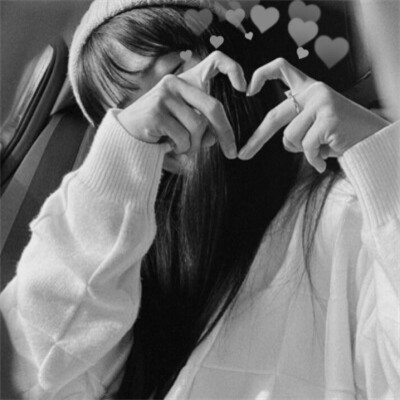 黑白一人一张高清情头