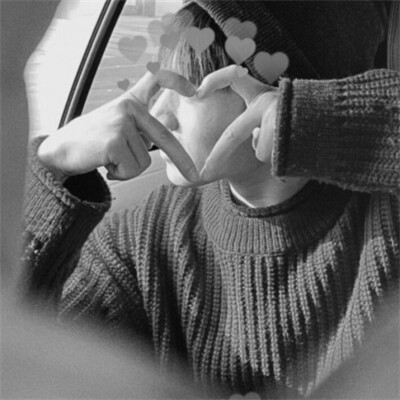 黑白一人一张高清情头