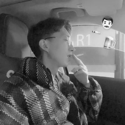 黑白高级情侣头像一人一张