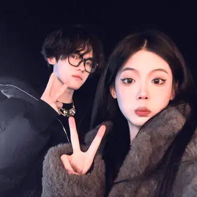 超甜cp头像真人双人一对