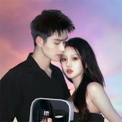 情头 情侣 双人真人一人一半