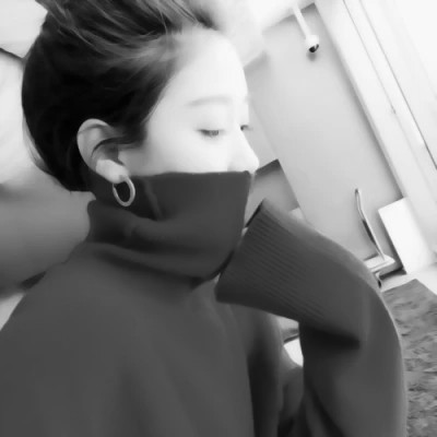 男女黑白情侣头像