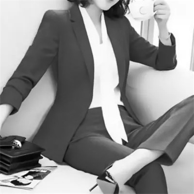 男女黑白情侣头像