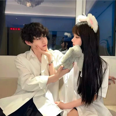 好看不易撞的双人情侣头像