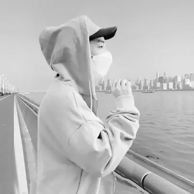 情侣头像高冷黑白一对