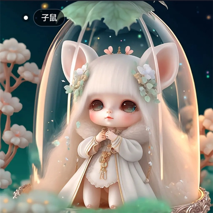 超萌可爱仙女版十二生肖头像图片