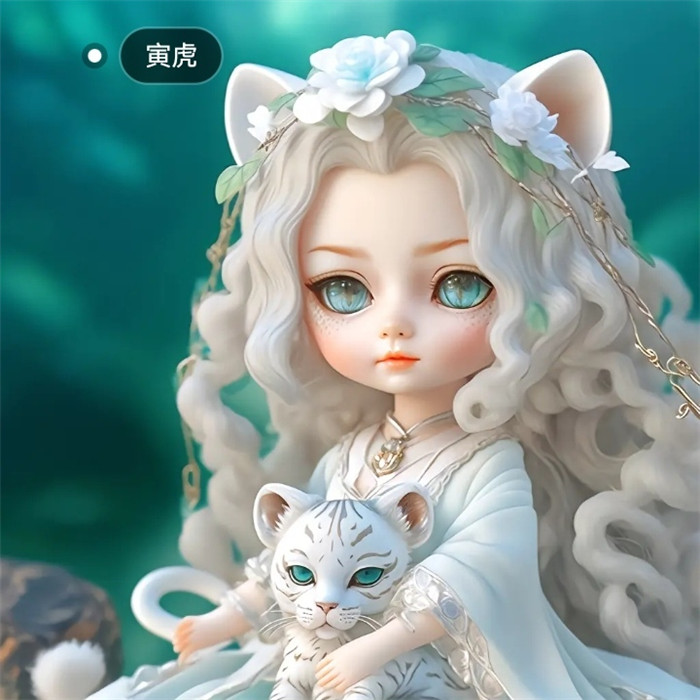 超萌可爱仙女版十二生肖头像图片