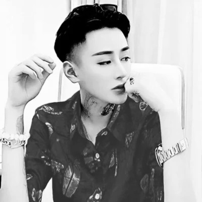 霸气黑白情头一男一女高清图片