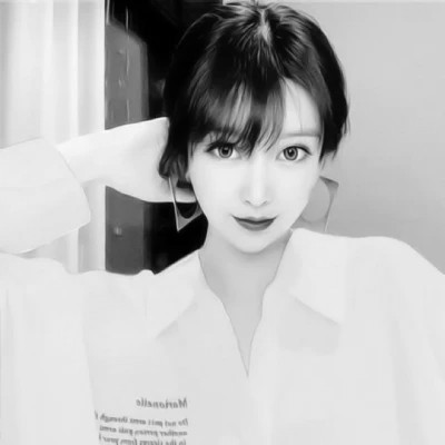 霸气黑白情头一男一女高清图片