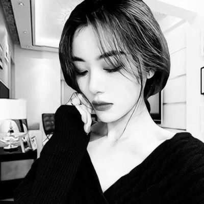 霸气黑白情头一男一女高清图片