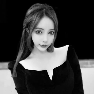 霸气黑白情头一男一女高清图片