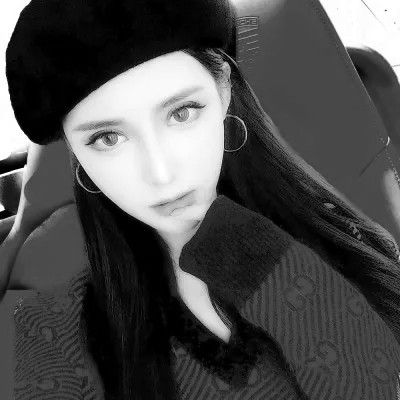 一男一女超拽霸气黑白情侣头像