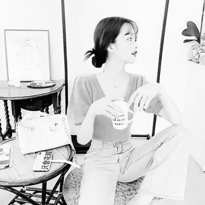 黑白情侣头像一男一女新款好看图片