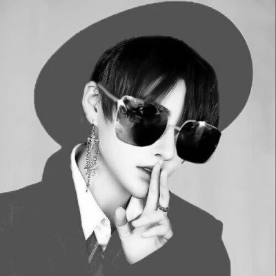黑白情侣头像一男一女新款好看图片