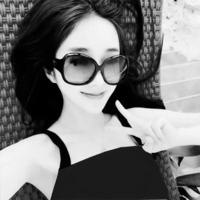 好看情头一男一女黑白