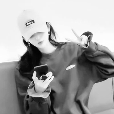好看情头一男一女黑白