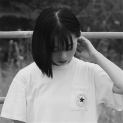 头像一男一女情头黑白高清图片
