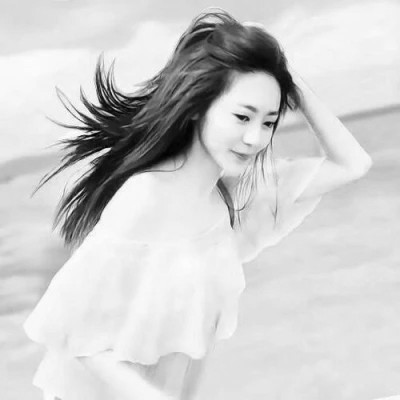 好看情头一男一女分开黑白