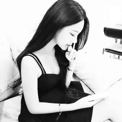 好看情头一男一女分开黑白