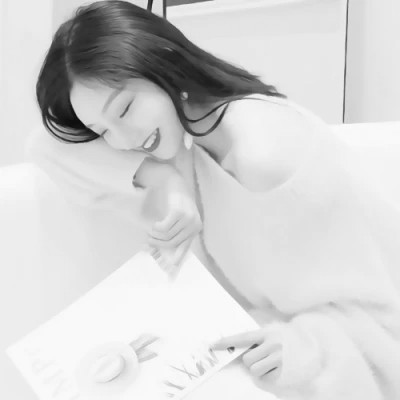 优质黑白情头一男一女真人图片