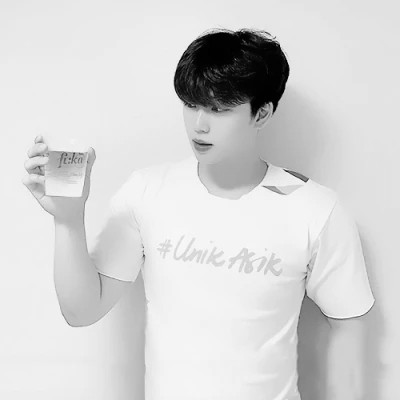 优质黑白情头一男一女真人图片