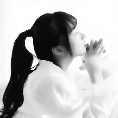 优质黑白情头一男一女真人图片