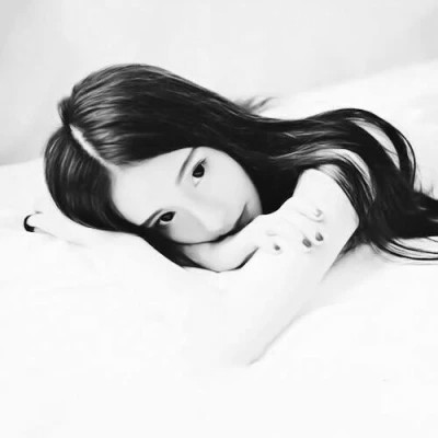 优质黑白情头一男一女真人图片