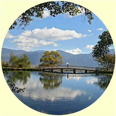 2025年最好旺财山水风景图片头像