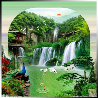 2025年最好旺财山水风景图片头像