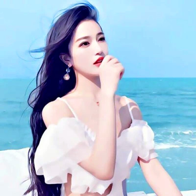 超宠溺的情侣头像一左一右一男一女