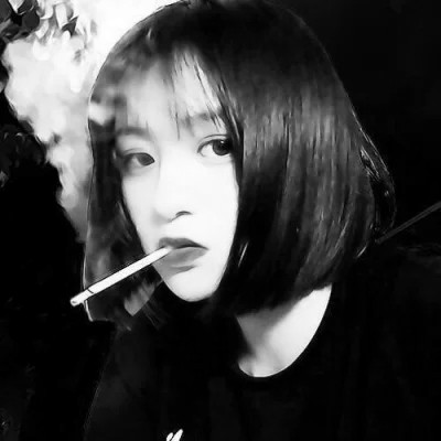 真人情头ins黑白单人