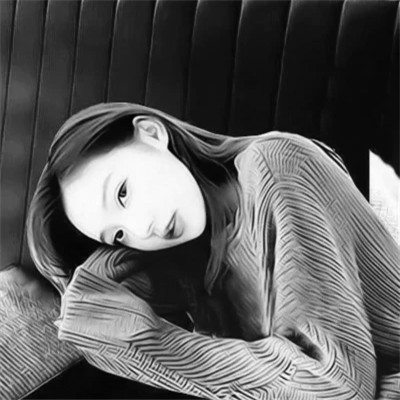 灰色系黑白情头一男一女