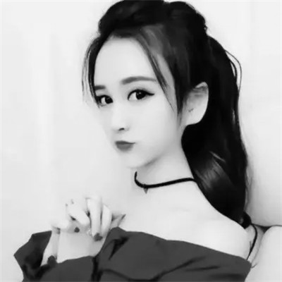 灰色系黑白情头一男一女