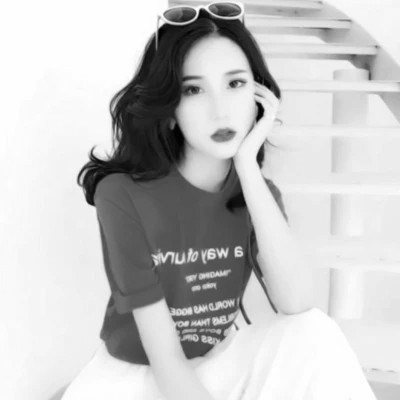 灰色系黑白情头一男一女