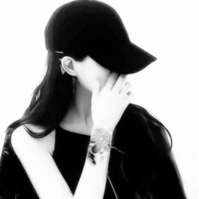 灰色系黑白情头一男一女