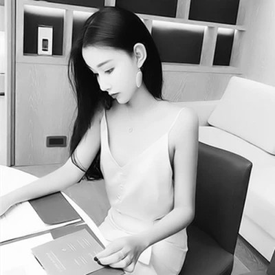 灰色系黑白情头一男一女