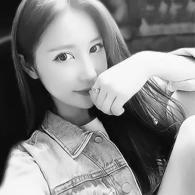 灰色系黑白情头一男一女