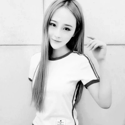 微信黑白情头一男一女单张