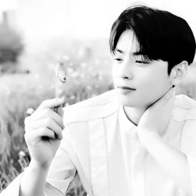 微信黑白情头一男一女单张